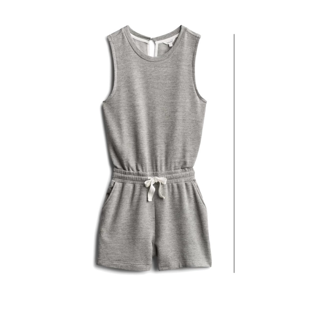 Splendid knit sleeveless romper